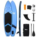 Brixy SUP Board – Aufblasbares Paddle Board – Komplettset – 305 cm – Max. 150 kg – Blau