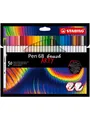 STABILO Pen 68 ARTY carton pack of 30 brush pens