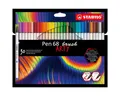 STABILO Pinselstift STABILO Pen 68 brush ARTY Premium-Filzstift - 30er Kartonetui