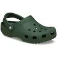 Crocs Classic Clog Sommerschuh, Gartenschuh, Poolslides, mit typischem Logo grün 42 EU