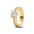 Pandora Doppelband Herz Ring 163100C01 Damenring