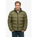 Superdry für Herren. M5012287A Sport-Pufferjacke grün (S), Lässig, Polyester