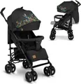 Lionelo Irma buggy klein zusammenklappbar reisebuggy mit liegeposition Schwarz