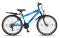 Talson Mountainbike 26 Zoll Fahrrad mit, 21 Gang Shimano, Kettenschaltung, mit Beleuchtung nach StVZO und Gabelfederung Blau