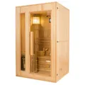 Sauna Saunakabine Finnische Traditionelle 2-Sitzer Komplettpaket Harvia 4,5kW