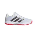 adidas Hallen-Indoorschuhe Stabil 2025 weiss/silber/rot Kinder, Größe Euro (US): 36 2/3 (4,5)