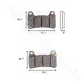 TRW Scheibenbremsbeläge MCB755SCR racing ohneABE