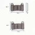Bremsklötze Scheibenbremsbeläge MCB 755 SCR racing ohne ABE für Honda RA Firebla