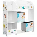 Calicosy Kinderregal, Weiß, Holzwerkstoff, 30x100x108.5 cm, Kinder- & Jugendzimmer, Kindermöbel, Kinderregale