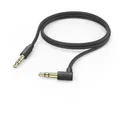 HAMA Aux-Kabel 3,5 mm Klinke – 3,5 mm Klinke, 90° Winkelstecker, #32103156