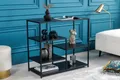 riess-ambiente Standregal DURA STEEL 90cm schwarz - Metall, 5 Ablagen, pulverbeschichtet, 1-tlg., Industrial Raumteiler mit Stauraum – ideal für Wohnzimmer & Büro