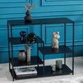 Regal DURA STEEL - 90cm - schwarz - Metall - Konsole Metallregal industrial