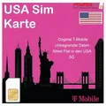 Power SIM Prepaid SIM-Karte USA - 50GB 5G / LTE - Unbegrenzte Anrufe und SMS in den USA - 30 Tage