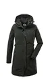killtec Damen Funktionsparka/Parka mit abzippbarer Kapuze KOW 165 WMN PRK, dunkeloliv, 40, 37726-000