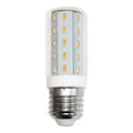 LED Leuchtmittel Röhre 4W E27 Corn 3000K warmweiß T30x88mm Sparlampe klar 360°