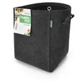 Gronest Europe Srl Pflanzkübel Stofftopf - atmungsaktiver Pflanztopf (19 Liter), Atmungsaktiv, luftdurchlässig schwarz 19 l