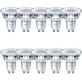 10 x Philips LED Leuchtmittel Glas Reflektor 3,5W = 35W GU10 255lm warmweiß 36°