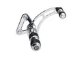 Falcon Motorradhose FALCON Round Style Fußrastenanlage Stahl hochglanzverchromt silber
