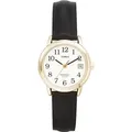 Timex Classic T2H341PG Elegante Damenuhr Indiglo Beleuchtung - Gold/Weiß