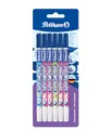 Pelikan Tintenlöscher Super Pirat, Strichstärke B (breit) Tintenkiller zum Löschen und Überschreiben, 6 Stück