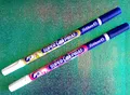 2 x Pelikan Tintenlöscher "SUPER PIRAT" fein & breit m. Überschreiber königsblau