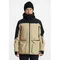 Skijacke SOS "Straja", Damen, Gr. XS, beige, 92% Nylon, 8% Elasthan, mehrfarbig, casual, normal, ohne Ausschnitt, Langarm, Jacken, mit 20.000 mm Wassersäule