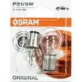 Osram - Blister 2 Grundmetalllampe Für Pkw 25/6w Bay15d A7528bli2