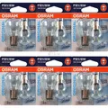 6x Osram P21/5W mit Metallsockel 12V 21/5W Sockel BAY15d