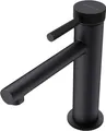 doporro Design Armatur in Schwarz matt Waschbeckenarmatur praktischer Einhebelmischer 18,1 cm Waschtischarmatur