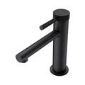 doporro Design Armatur in Schwarz matt Waschbeckenarmatur praktischer Einhebelmischer 18,1 cm hoch Waschtischarmatur