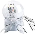 NEU Schneekugel Weihnachtsmann LED Laterne Musik für Deko Klassiker Geschenk