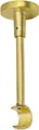 MDEKOR Gardinenstangenhalter für Gardinenstange 19 mm, Deckenträger 1-läufig Messing Gold R-TYP