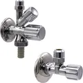 VARIOSAN Comfort Kombi-Eckventil + Eckventil 1/2" Armaturen-Set Geräteanschluss