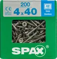 Spax Universalschrauben 4.0 x 40 mm TX 20 - 200 Stück Edelstahl