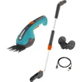 Gardena Grasschere Akku Rasenschere ClassicCut Li Set + Stiel + Räder 3,6V 2,5Ah