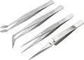 Basetech BT-2108046 Pinzetten-Set 4teilig