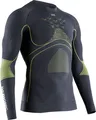 X-Bionic Funktions-Langarmshirt Rundhals Energy Accumulator 4.0 Unterwäsche charcoal/gelb Herren, Größe: M