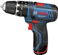 Bosch GSB 12V-15 Professional - Bohrhammer/Treiber - schnurlos - 2 Geschwindigkeiten - Bohrfutterschlüssel 10 mm - 30 N.m - 2 Akkus - 12 V (06019B690H)