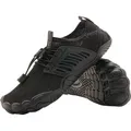 Freiluftkind Das Original – Tokai rutschfeste Barfußschuhe Sneaker Schnellverschluss schwarz 39 EU