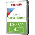Toshiba S300 Surveillance - Festplatte - 4 TB - intern - 3.5" (8.9 cm) - SATA 6Gb/s - 5400 rpm - Puffer: 128 MB