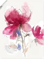 Artland Wandbild Rosige Blüte I., Blumenbilder (1 St), als Alubild, Leinwandbild, Wandaufkleber oder Poster in versch. Größen