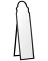 Beliani Moderner Standspiegel mit dekorativem Rahmen 40 x 150 cm schwarz Chatillon