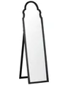 Moderner Standspiegel mit dekorativem Rahmen 40 x 150 cm schwarz Chatillon