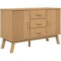 vidaXL Sideboard OLDEN Braun 114x43x73,5 cm Massivholz Kiefer 358597