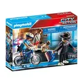 PLAYMOBIL City Action 70573 Polizei-Fahrrad: Verfolgung des Taschendiebs, Für Kinder von 4-10 Jahre