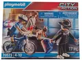 Playmobil® Spielfigur Playmobil City Action Spielzeugfiguren Taschendieb Polizist Fahrrad Se