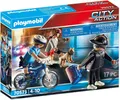 PLAYMOBIL City Action 70573 Polizei-Fahrrad: Verfolgung des Taschendiebs, Für Ki