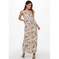 ONLY Maxikleid ONLWINNER S/L MAXI DRESS NOOS PTM mit Spaghettiträger weiß 38 (M)