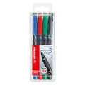 STABILO OHPen universal Folienstift permanent (4x) (842/4 SA)