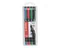 STABILO Marker STABILO OHPen M permanent Folienstift 4er-Set 1,0 mm